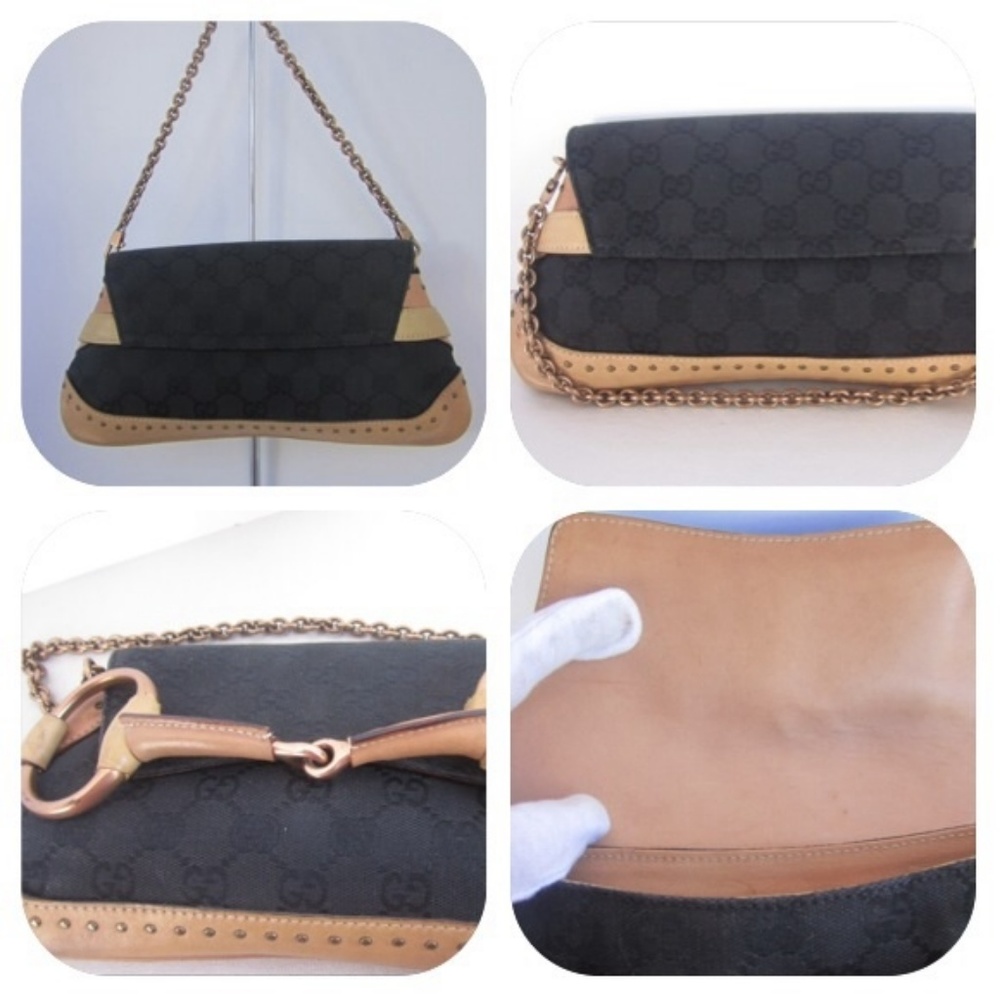 Gucci  Horsebit bag Vintage "GG" Logo EUC. SOLD - Picture 2 of 6